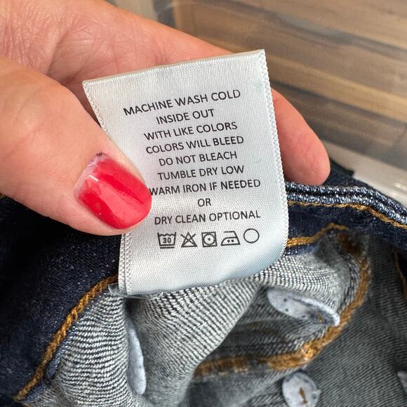 Boutique Mica High Rise Wide Leg Cropped Jeans Dark Wash Women’s 16W Approx - Picture 6 of 7